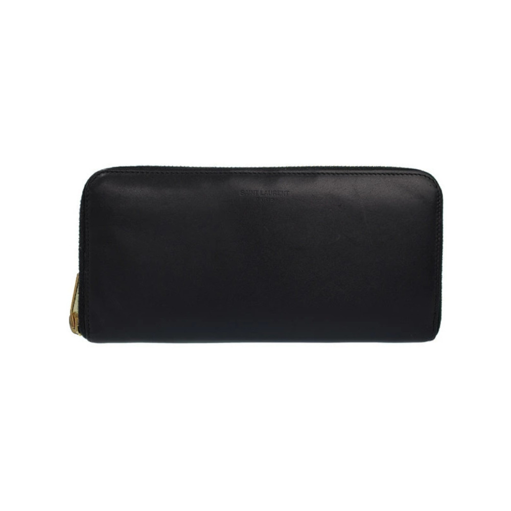 SAINT LAURENT Paris Round Zipper Long Wallet